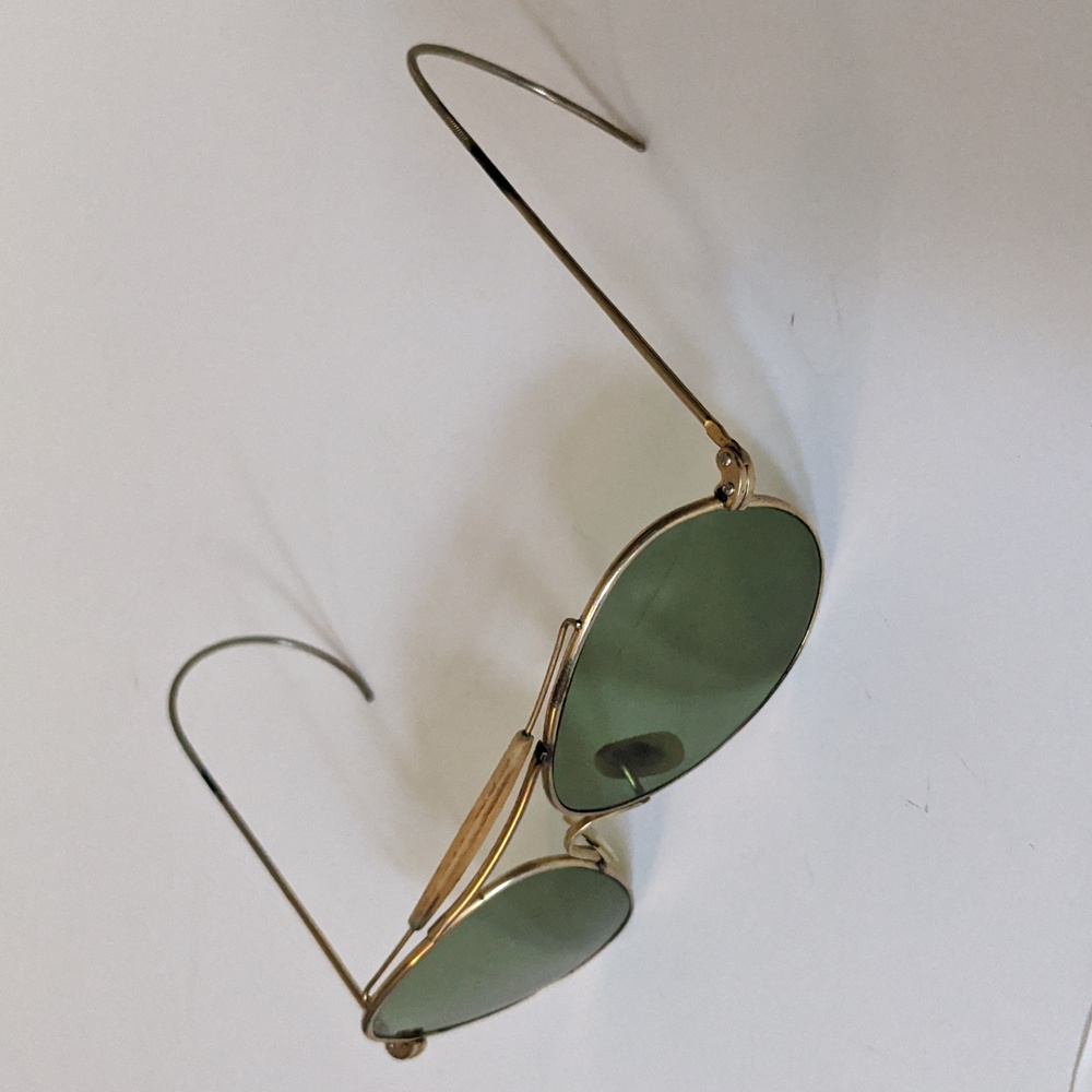 Vintage Aviator Glasses, 1940s - Picture 3 of 9